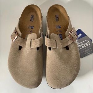 Birkenstock Boston Suede, Size 38